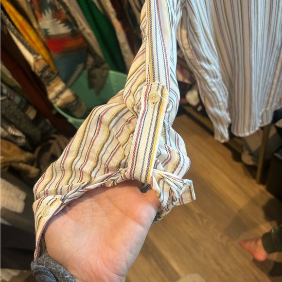 Very soft button up blouse stripe - Picture 3 of 4